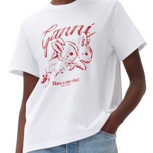 GANNI Bunny Tee